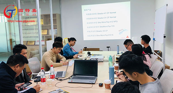 瑞士進口西卡品牌的林總監(jiān)到我司進行技術(shù)交流